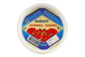 Начинка маковая Sladosvit ведро 500г