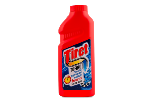 Гель для видалення засмічення в трубах Turbo Tiret 500мл