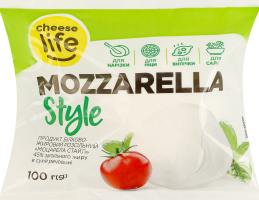 Продукт белково-жировой 45% рассольный Моцарелла стайл Cheese Life м/у 100г