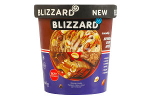 Морозиво 13% пломбір Карамель-брауні-арахіс Blizzard ст 340г