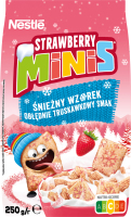 Сніданок сухий готовий з вітамінами та мінеральними речовинами Strawberry Minis м/у 250г