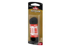 Kiwi Outdoor Laces 54'' Shoelace Pair Round Black - 1 CT