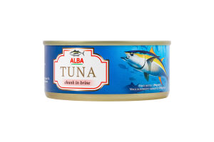 Тунец целый в собственном соку Alba Food ж/б 150г