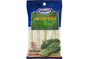 Kraft Jalapeno String Cheese - 12 CT