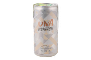 Вино 0.2л 10% біле сухе газоване Bianco UNA з/б