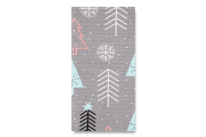 Рушник вафельний Мері Крісмас 34*60см в асортименті Дейзі