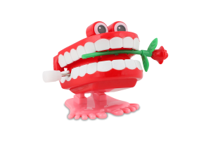 Іграшка заводна Щелепа з трояндою