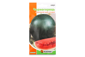 Насіння Кавун Чорногорець 2г Яскрава