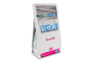 Корм д/котів Vet Life Struvite д/розчинення струвітних уролітів сухий 400г Farmina