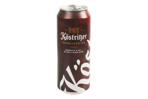 Пиво 0.5л 4.8% темне фільтроване пастеризоване Schwarzbier Köstritzer з/б