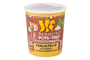 Макарони Pots of Italy 70г Тальятеле з гриб. И490 (Італія)