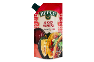 Аджика огненная нестерилизованная Хабанеро Верес д/п 130г