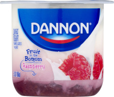 Dannon Fruit on the Bottom Lowfat Yogurt Raspberry