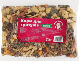 Корм д/гризунів Мікс сухий 250г Мій Пухнастик