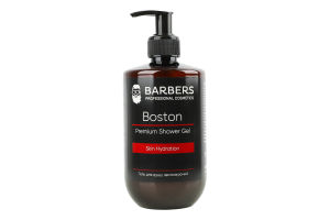 Гель д/душу Boston зволожуючий 500мл з дозатором Barbers