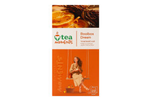 Чай травяной из растительного сырья и зеленого чая Мечта Ройбушу Tea Moments к/у 22х1.5г