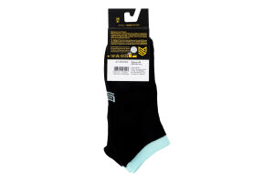 Шкарпетки MovementStandard Fancy №MS M0305S 49 38-41 чорний-м'ята