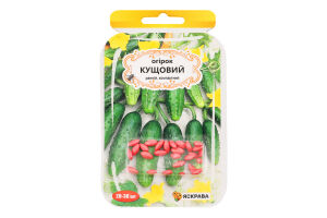 Насіння Огірок Кущовий дражоване 3г Яскрава