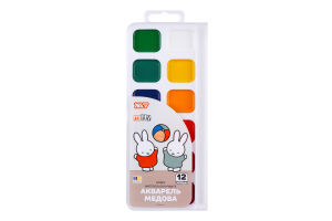 Фарби акварельні Yes! Miffy медові 12кол