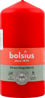 Свеча красная №103614397041 Bolsius 1шт