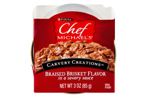 Purina Chef Michaels Carvery Creations Braised Brisket Flavor Dog Food
