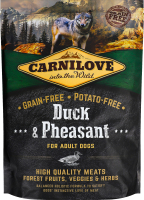 Корм д/собак Едалт з качкою та фазаном сухий 1,5кг Карнілав