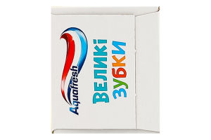 Паста зубная для детей 6-8лет Большие зубки Paw patrol Aquafresh 75мл