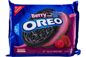 Oreo Chocolate Sandwich Cookies Berry Creme