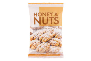 Горіхи волоські з кокосом Honey nuts ФОП Конюша А. О. м/у 35г