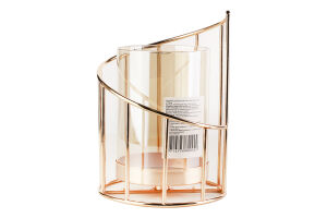 Підсвічник декоративний скло з металевою рамкою 11*16см