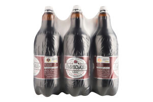 Квас хлібний газований фільтрований пастеризований Бочковий Львівський п/пл 2л
