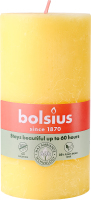 Свічка жовта Рустік Bolsius 130*68мм