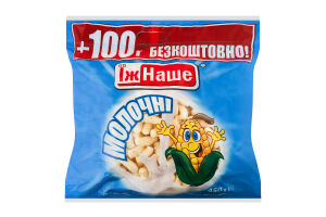 Палочки кукурузные сладкие неглазированные Молочные ЇжНаше м/у 450г