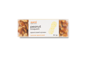 Грильяж Арахисовый крокан Aumi м/у 30г