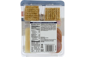 Oscar Mayer Natural Hickory Smoked Uncured Ham, Monterey Jack Cheese and Whole Wheat Crackers