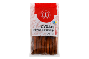 Сухарі Гірчичне поле ТМ "1" м/у 240г