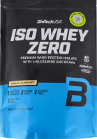 Добавка к рациону питания порошковая со вкусом ванили Iso whey zero BioTechUSA 454г