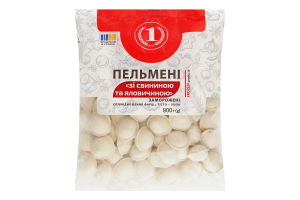 Пельмени со свининой и говядиной ТМ "1" м/у 800г