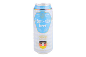Пиво Cronus Non-Alco пшеничне світле б/алк з/б