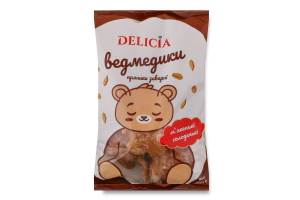 Пряники заварные Мишки Delicia м/у 320г