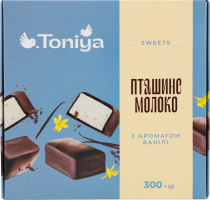 Цукерки Пташине молоко з ароматом ванілі 300г Toniya