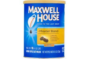 Maxwell House Light RoastCoffee Grounds Master Blend