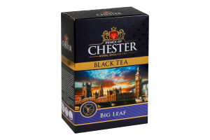 Чай чорний цейлонський байховий крупнолистовий OPA Big leaf Prince of Chester в/с к/у 80г