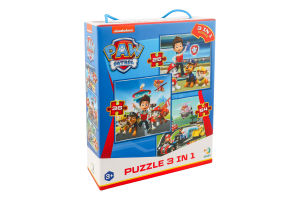 Пазл Paw Patrol 3в1 Готові до роботи 115елементів DoDo