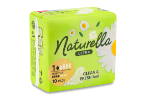 Прокладки Camomile Ultra normal Naturella 10шт