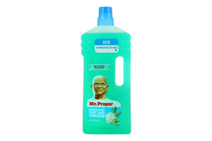 Засіб миючий рідкий для підлоги та стін Ранкова роса Mr.Proper 1.5л