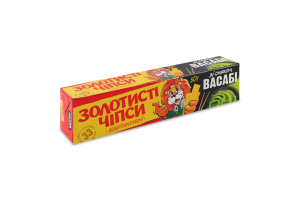 Чипси картопляні зі смаком васабі Золотисті к/у 50г