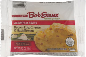 Bob Evans Breakfast Bakes Bacon, Egg, Cheese & Hash Browns