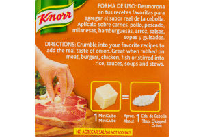 Knorr MiniCubes Onion Seasoning - 20 CT