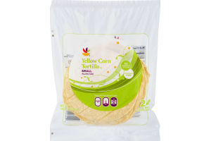 Ahold Yellow Corn Tortilla Fajita Size Small - 24 CT